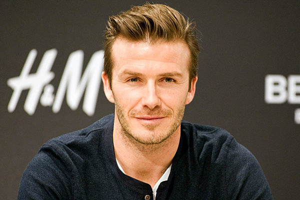 David Beckham bei H & M in Berlin
