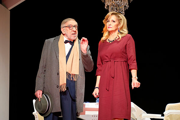 Theaterprobe 'Biedermann und die Brandstifter' in Berlin