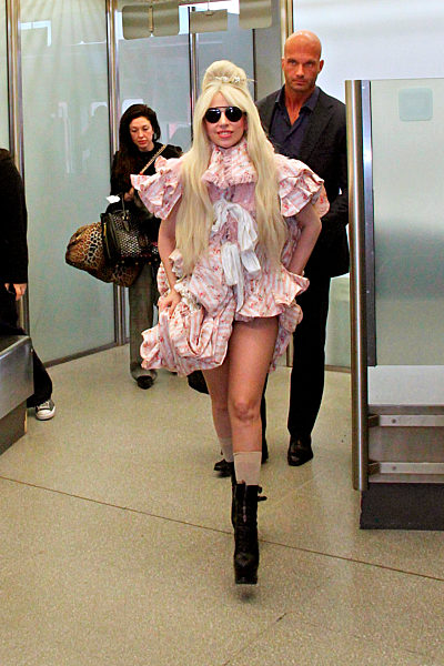 Lady Gaga arrives at Berlin