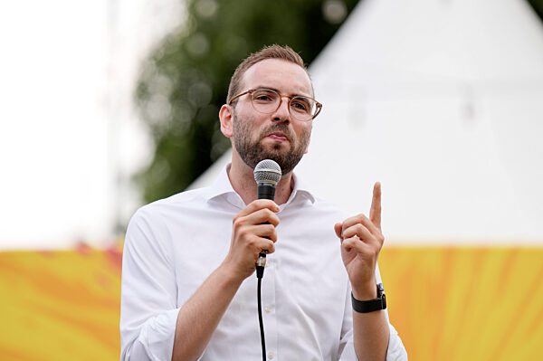 Landtagswahlkampf der FDP in Blankenfelde-Mahlow