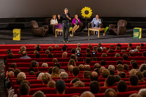 Landtagswahlkampfveranstaltung von Bündnis 90/Die Grünen in Dresden