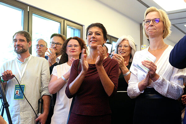 Wahlparty des BSW in Erfurt