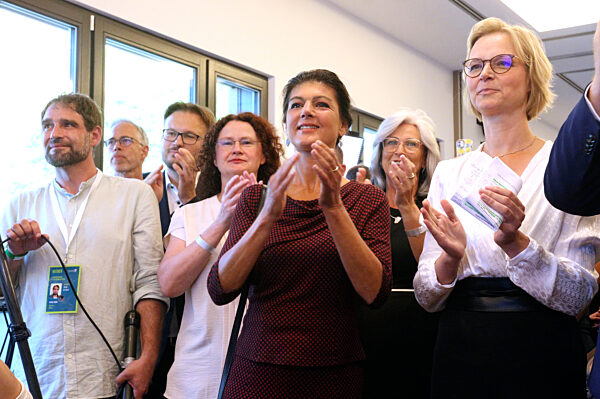 Wahlparty des BSW in Erfurt