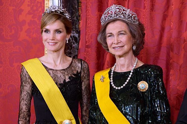 Spanish Royals Host a Dinner with President of Mexico, Madrid