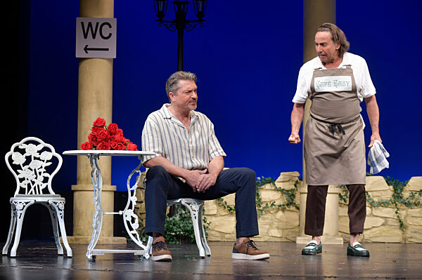 Theaterprobe 'Fisch sucht Fahrrad' in Berlin