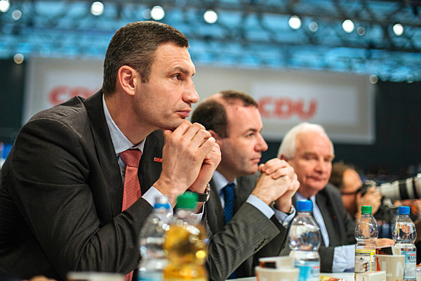Vitali Klitschko auf dem 27. CDU Parteitag in Köln