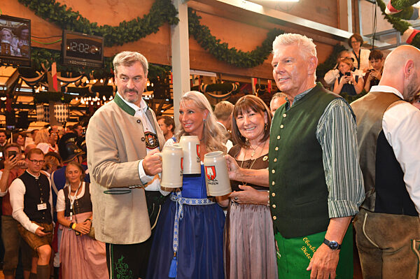Wiesn Anstich im Schottenhamel Festzelt auf dem Oktoberfest 2025 in München