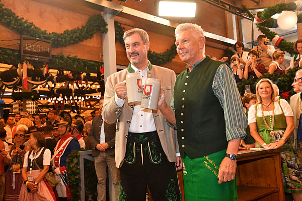Wiesn Anstich im Schottenhamel Festzelt auf dem Oktoberfest 2025 in München
