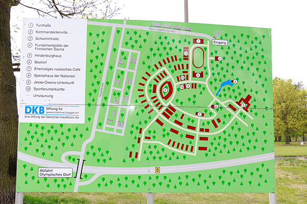 Das ehemalige Olympische Dorf der Olympischen Sommerspiele Berlin 1936 in Elstal