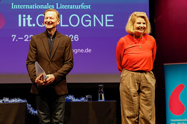 Annette Frier and Michael Kessler at lit.Cologne 2026