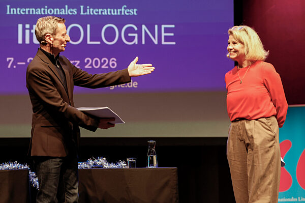 Annette Frier and Michael Kessler at lit.Cologne 2026