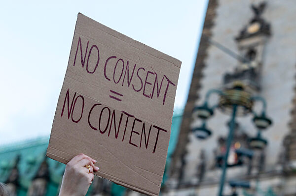 Demonstration gegen sexualisierte Gewalt in Hamburg