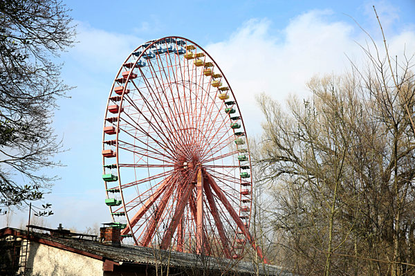 Das alte Riesenrad im Spreepark Berlin