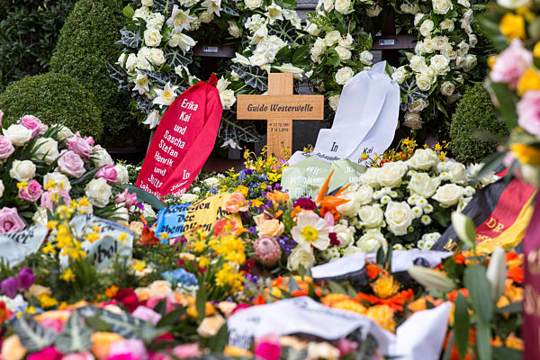 Das Grab von Guido Westerwelle in Köln