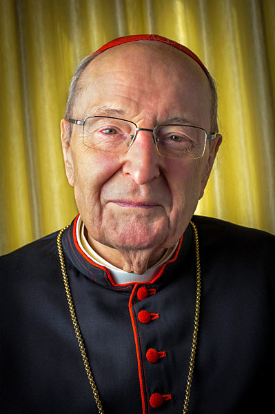 Fotoshooting mit Joachim Kardinal Meisner