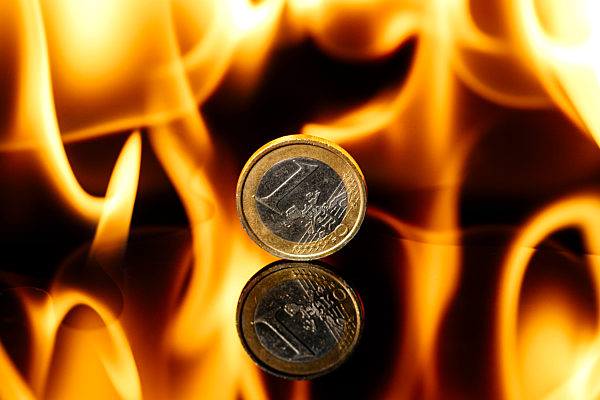 Euro in Flammen