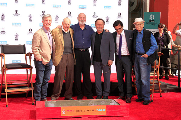 Hand and Footprint Ceremony mit Carl und Rob Reiner in Los Angeles