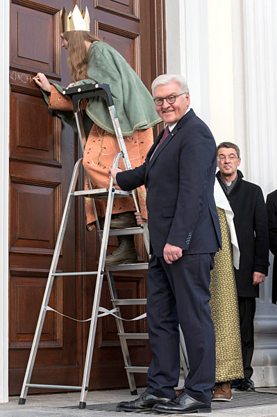 Frank-Walter Steinmeier empfängt die Sternsinger in Berlin
