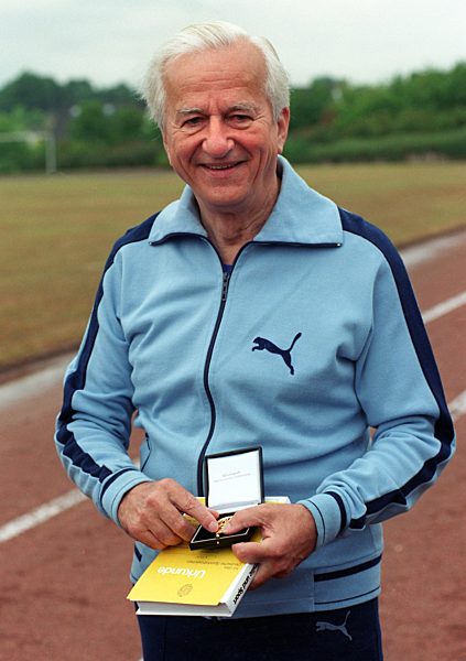 "Sport frei" für Bundespräsident Richard von Weizsäcker