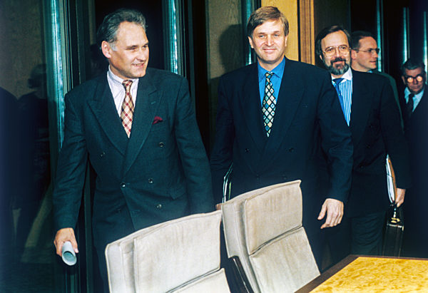 Koalitionsverhandlungen 1994 - Einigung