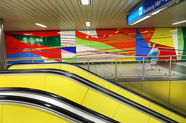 Kunst in U-Bahnstation
