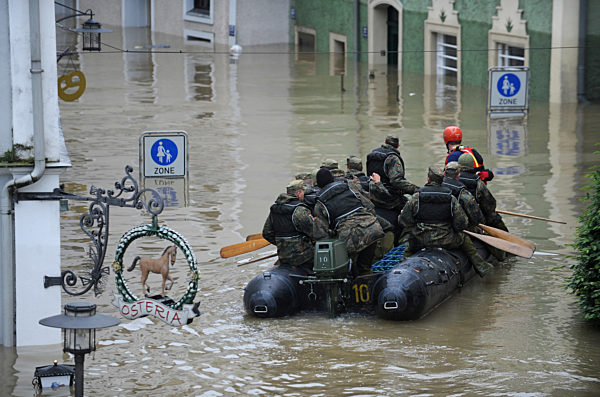 Hochwasser in Bayern - Passau