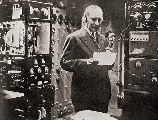 Guglielmo Marconi, 1st Marquis Of Marconi,  1874  1937.  Italian Inventor And Electrical Engineer.  From Master Minds Of Modern Science, Published 1930.