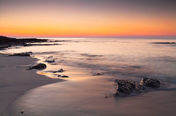 Grobust Beach At Dusk; Orkney, Scotland