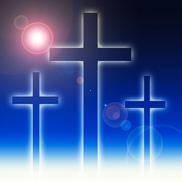 Three crosses