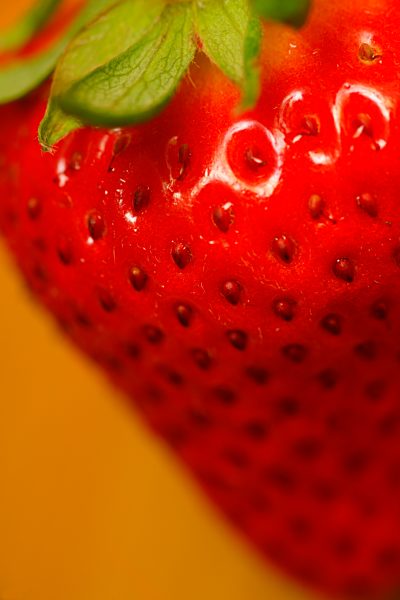 Close up of a strawberry