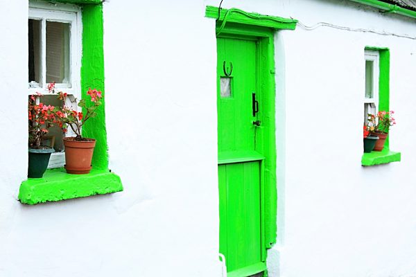 Cashel, Co Tipperary, Ireland; Entrance to cottage