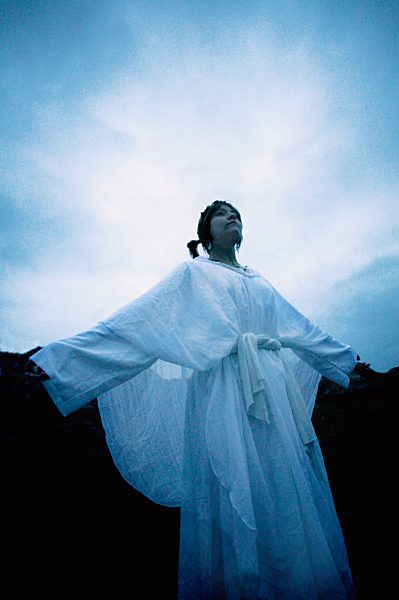 An angel delivers a message