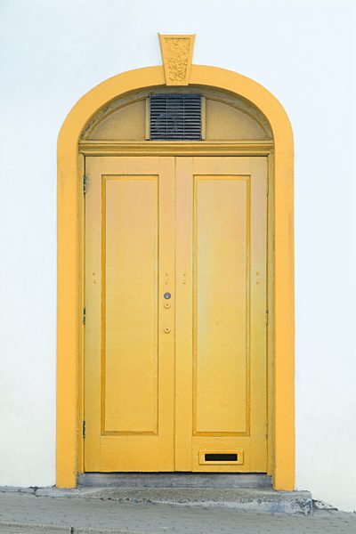 Wooden door in Ireland