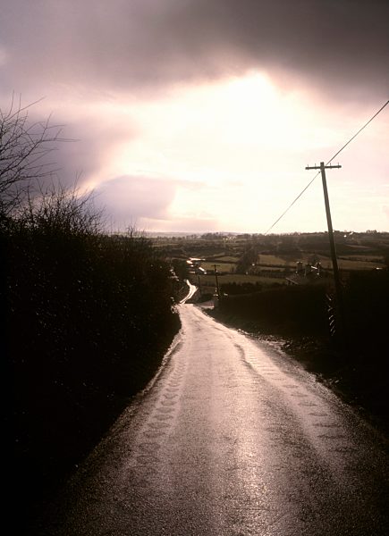 Country road after a rain, near Moynalty, Co Meath, Ireland