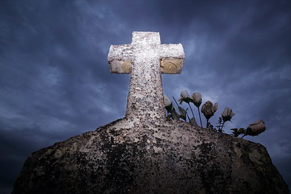 Cross headstone