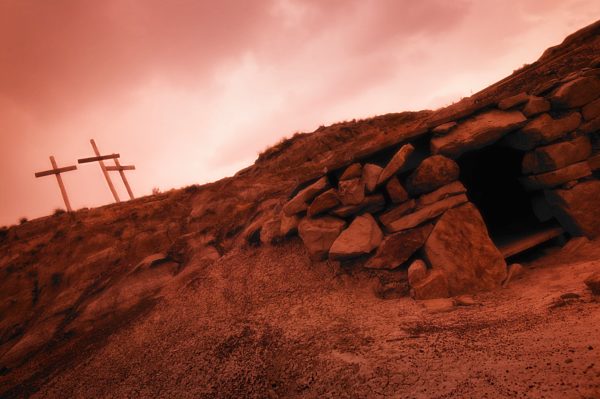 The cross and an empty tomb
