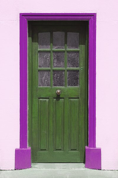 Colorful doorway