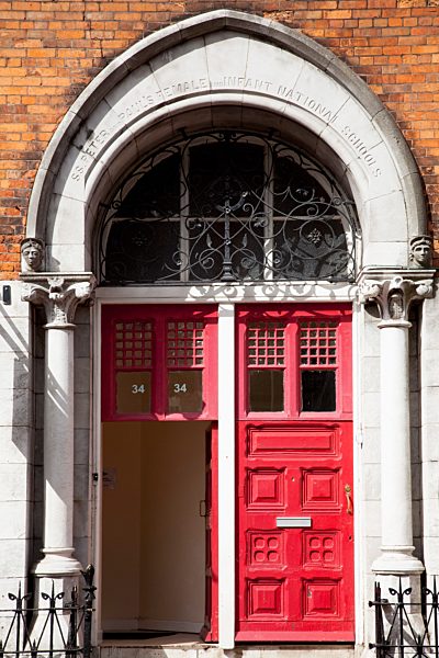 Doorway Of Old Building; Cork City, County Cork, Ireland