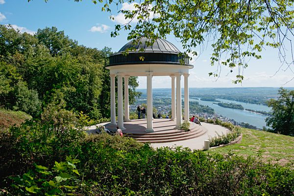 Temple At Niederwald Monument; Rudesheim Rheingau-Taunus-Kreis Germany