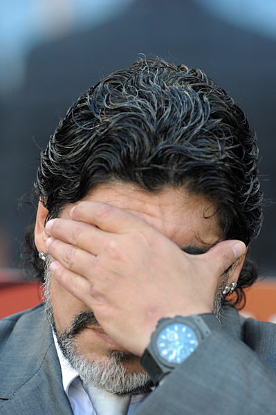 Fussball WM 2010: Argentinien - Deutschland , 03.07.2010