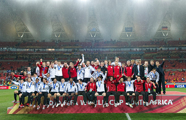 Fussball WM 2010: Deutschland - Spanien, 10.07.2010