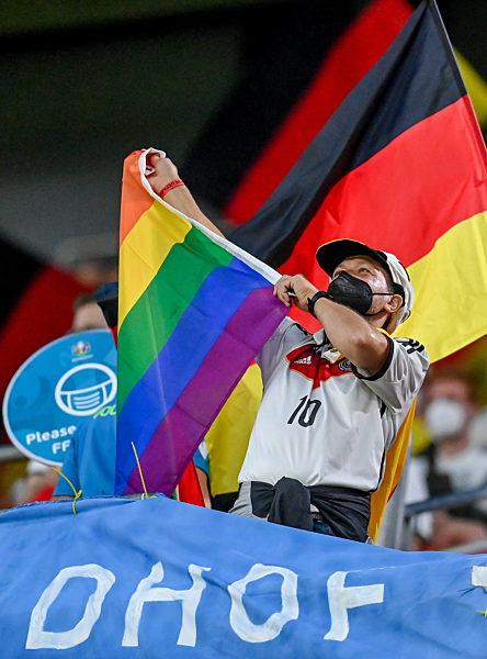 GES/ Fussball/ Deutschland - Ungarn, 23.06.2021