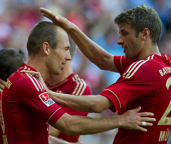 Fussball FC Bayern Muenchen - Hamburger SV, 20.08.2011