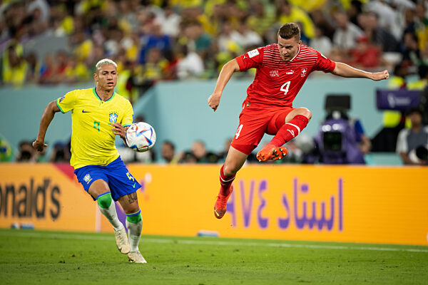 GES/ Fussball/ Brasilien - Schweiz, 28.11.2022