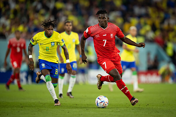 GES/ Fussball/ Brasilien - Schweiz, 28.11.2022