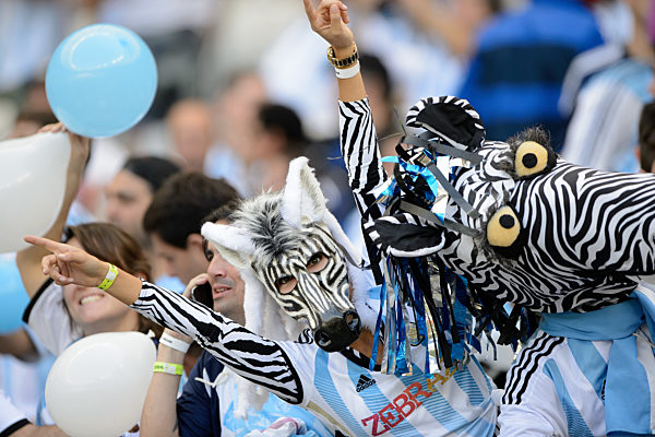 Fussball WM 2014: Argentinien - Iran, Spiel 27, 21.06.2014