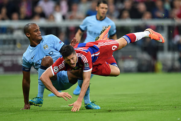 Fussball Bayern Muenchen - Manchester City, 17.09.2014