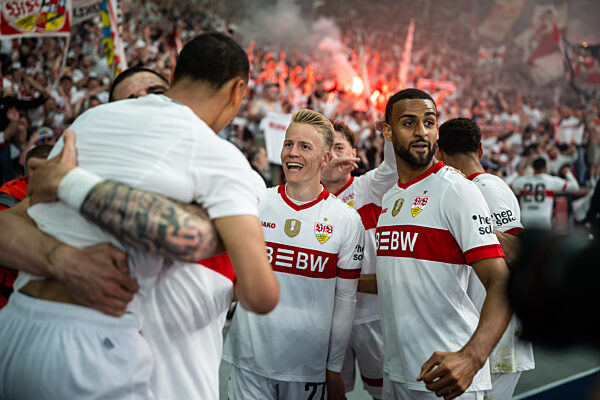 GES/ Fussball/ Arminia Bielefeld - VfB Stuttgart, 24.05.2025