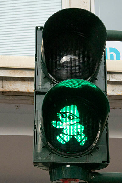 Mainzelmännchen-Ampel in Mainz