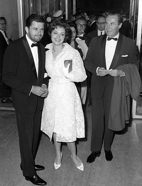 Filmfestspiele in Berlin 1960 - Nadja Tiller und Walter Giller